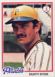 1978 Topps Baseball Cards      637     Duffy Dyer